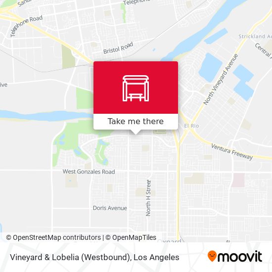 Vineyard & Lobelia (Westbound) map