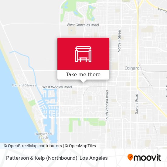 Patterson & Kelp (Northbound) map
