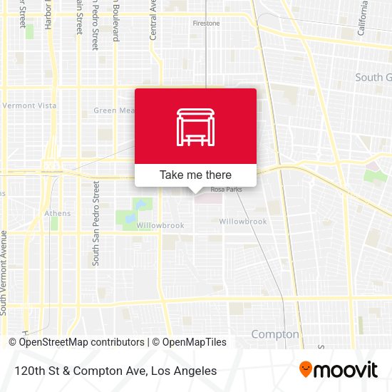 Mapa de 120th St & Compton Ave
