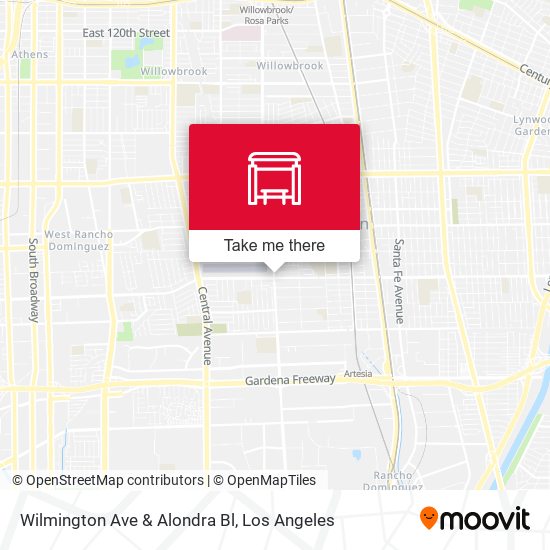Mapa de Wilmington Ave & Alondra Bl