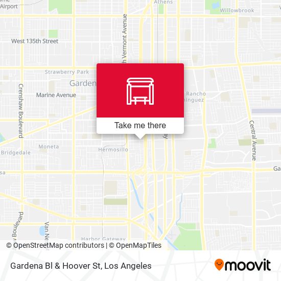 Mapa de Gardena Bl & Hoover St