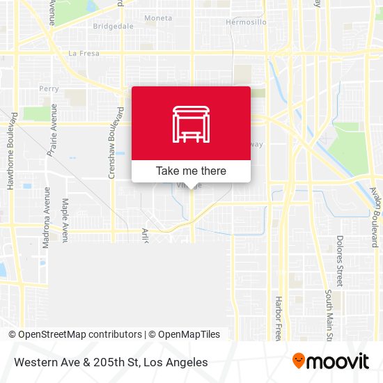 Mapa de Western Ave & 205th St