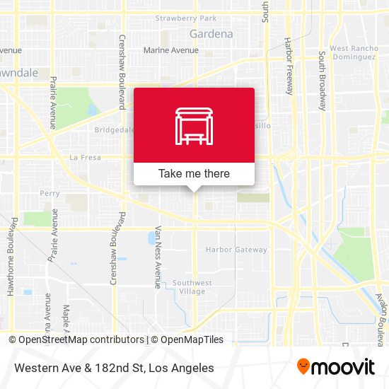 Mapa de Western Ave & 182nd St