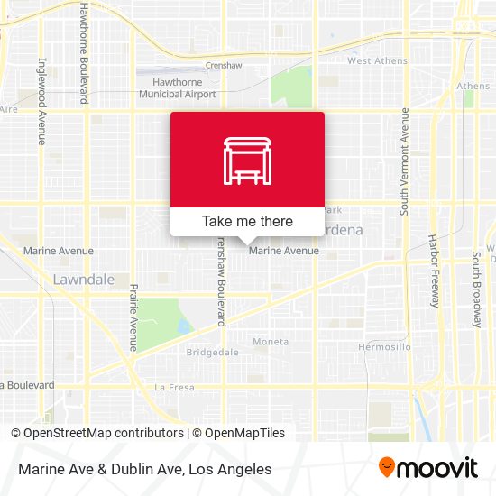 Marine Ave & Dublin Ave map
