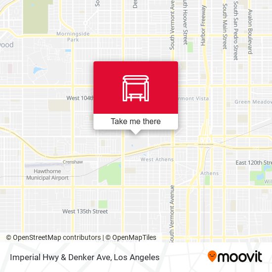 Mapa de Imperial Hwy & Denker Ave