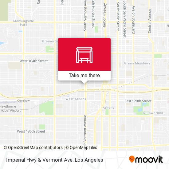 Imperial Hwy & Vermont Ave map