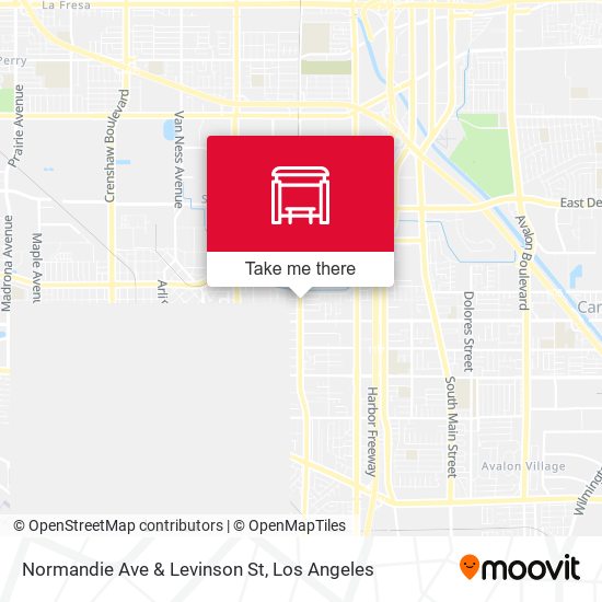 Mapa de Normandie Ave & Levinson St