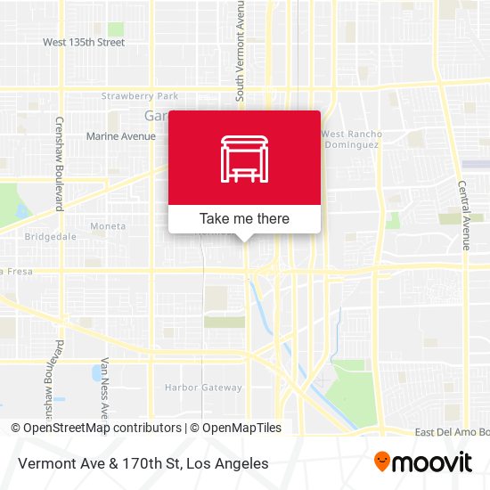 Vermont Ave & 170th St map