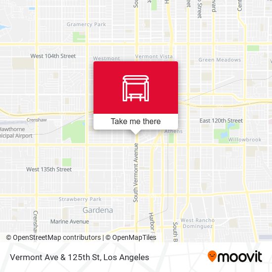 Vermont Ave & 125th St map