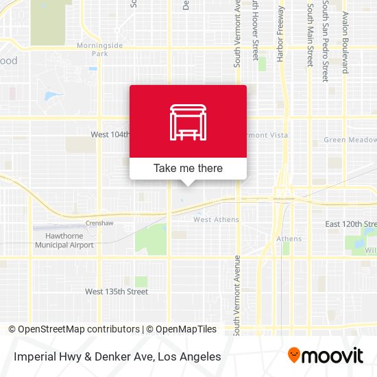 Mapa de Imperial Hwy & Denker Ave