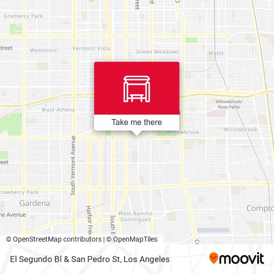 El Segundo Bl & San Pedro St map