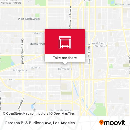 Mapa de Gardena Bl & Budlong Ave