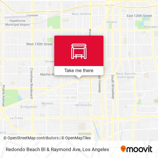 Mapa de Redondo Beach Bl & Raymond Ave