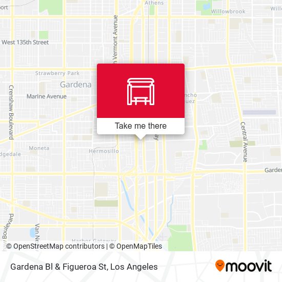Mapa de Gardena Bl & Figueroa St