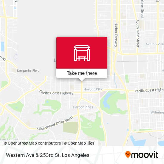 Mapa de Western Ave & 253rd St