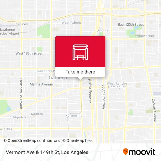 Vermont Ave & 149th St map
