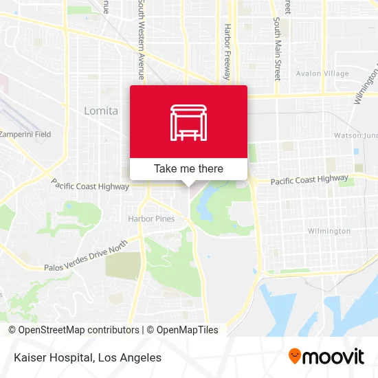 Kaiser Hospital map