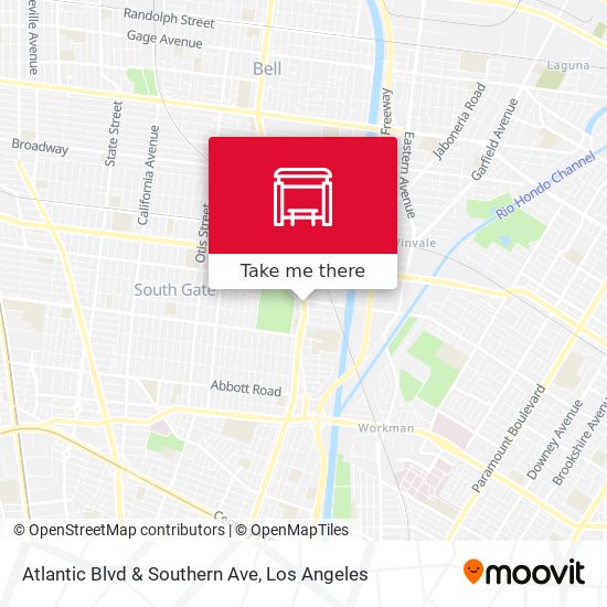 Atlantic Blvd & Southern Ave map