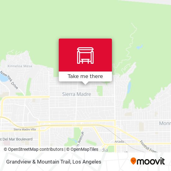 Grandview & Mountain Trail map