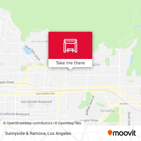Mapa de Sunnyside & Ramona