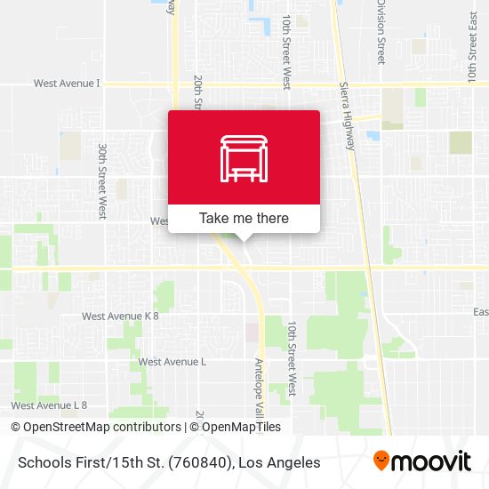 Schools First / 15th St. (760840) map