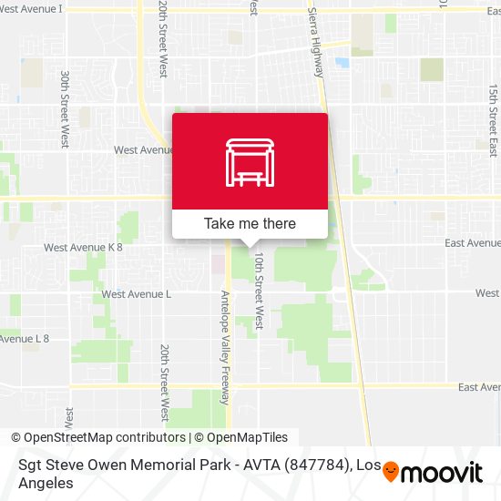 Mapa de Sgt Steve Owen Memorial Park - AVTA (847784)