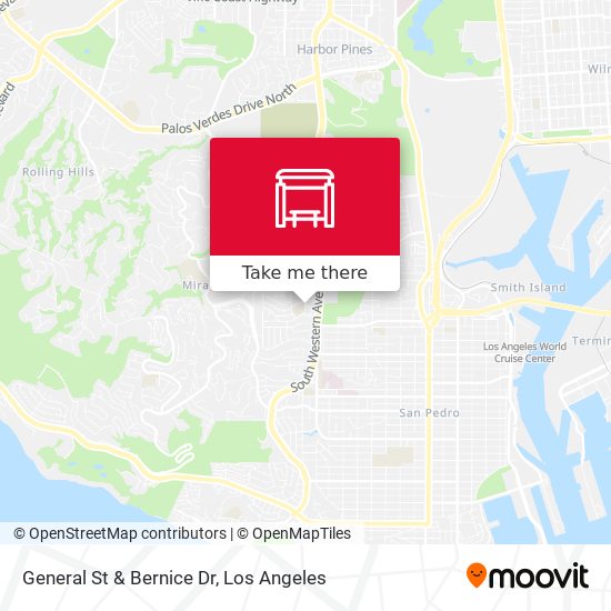 General St & Bernice Dr map