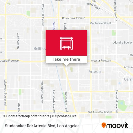 Studebaker Rd/Artesia Blvd map