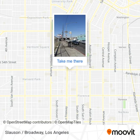 Slauson / Broadway map