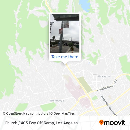 Church / 405 Fwy Off-Ramp map