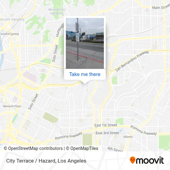City Terrace / Hazard map