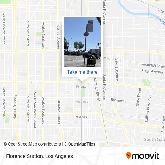 Florence Station map