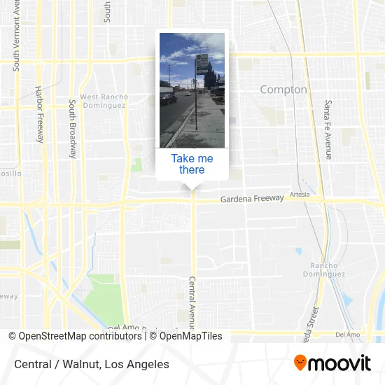 Central / Walnut map