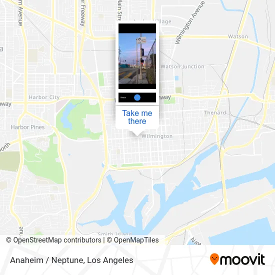 Anaheim / Neptune map