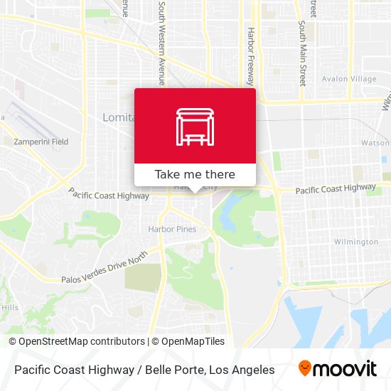 Pacific Coast Highway / Belle Porte map