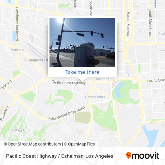 Pacific Coast Highway / Eshelman map
