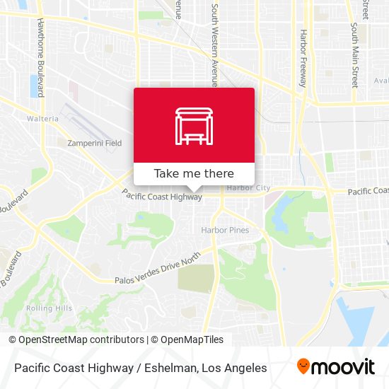 Mapa de Pacific Coast Highway / Eshelman