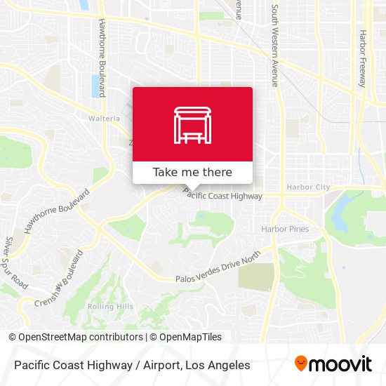 Pacific Coast Highway / Airport map