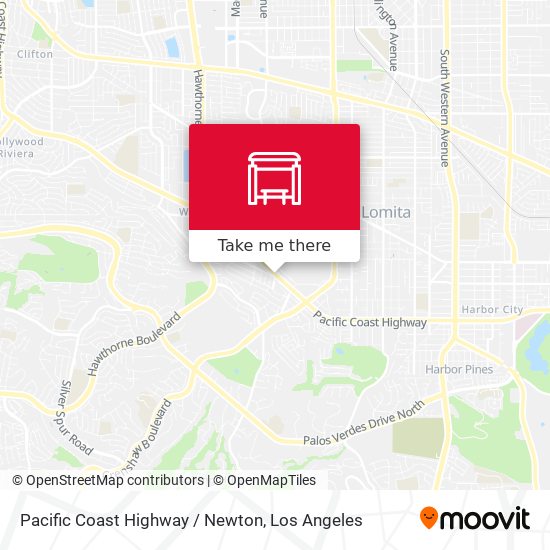 Pacific Coast Highway / Newton map