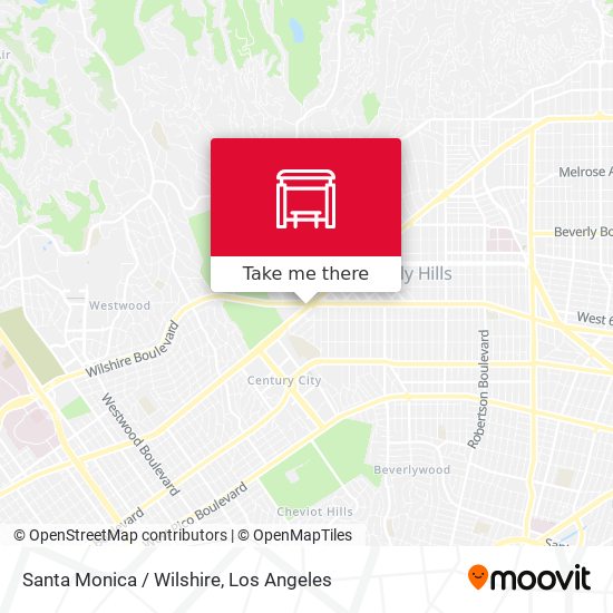 Santa Monica / Wilshire map