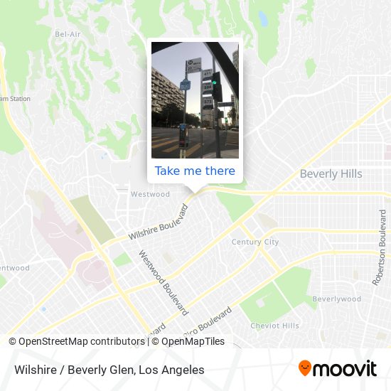 Mapa de Wilshire / Beverly Glen