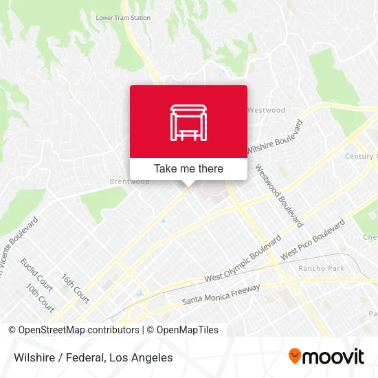 Wilshire / Federal map