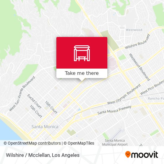 Wilshire / Mcclellan map