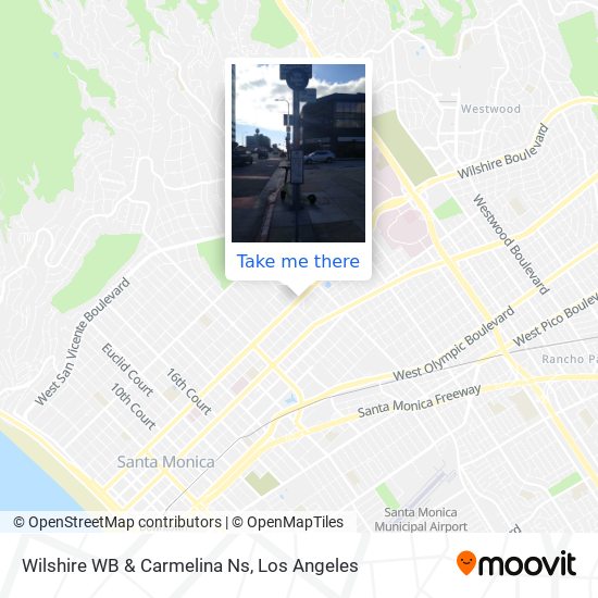 Wilshire WB & Carmelina Ns map