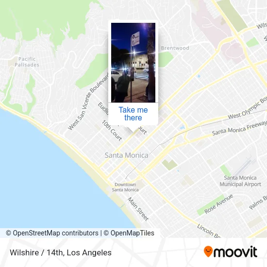 Wilshire / 14th map