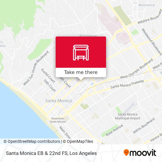 Santa Monica EB & 22nd FS map
