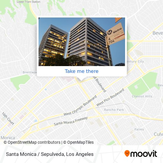 Mapa de Santa Monica / Sepulveda