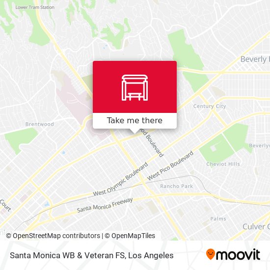 Santa Monica WB & Veteran FS map