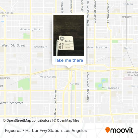 Mapa de Figueroa / Harbor Fwy Station