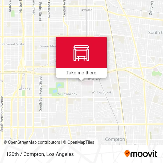 120th / Compton map
